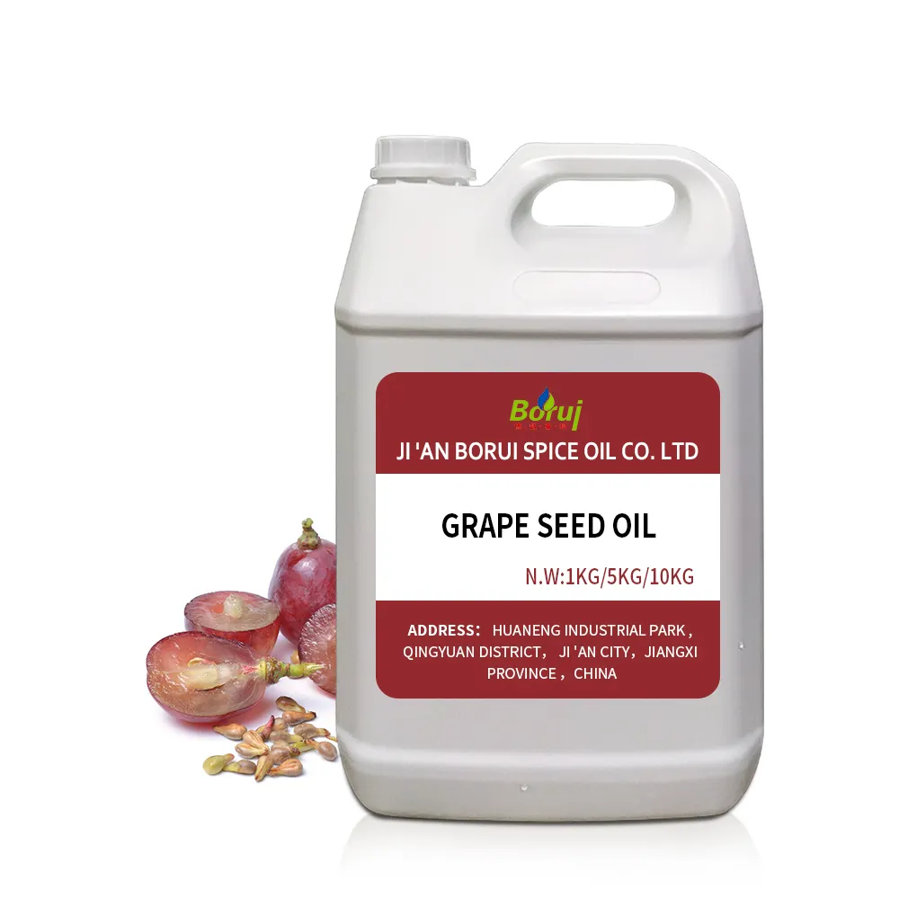 Wholesale carrier oil private label bulk best price cold pressed grape seed oil 100% pure natural organic grapeseed oil
