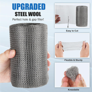 <strong>304</strong> 316 <strong>Stainless</strong> <strong>Steel</strong> Knitted Wire Mesh for Gas Liquid <strong>Filter</strong> <strong>Demister</strong> Nickel Copper Knitted Wire Mesh Shielding