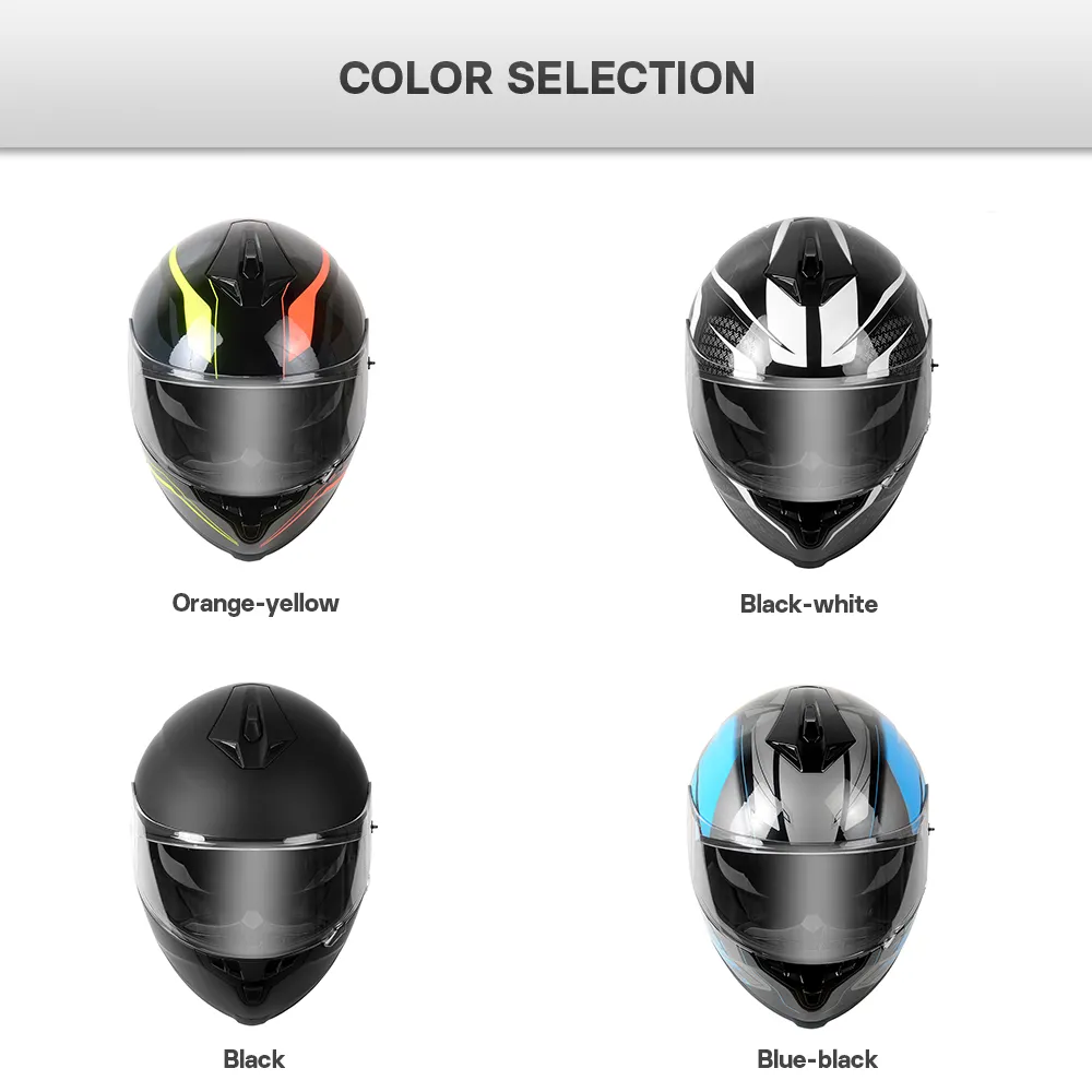 FreedConn BM22 helm motor, pelindung kepala interkom nirkabel Bluetooth 500M bawaan, bahan ABS bersertifikat ECE