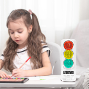 <strong>Led</strong> Traffic Light Countdown <strong>Timer</strong> Lightweight and Easy to Carry Visual Audio <strong>Timer</strong> for Kids Time Management - Product Image 1