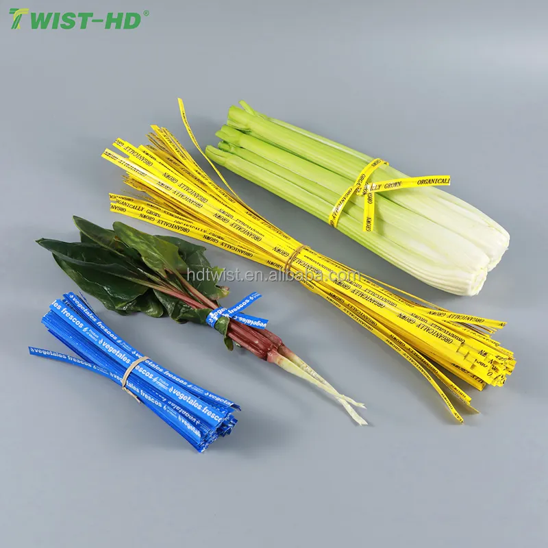 Natural Rubber Band For Packing Agricultural Product Fruit and Vegetable Twist Clip Bundling