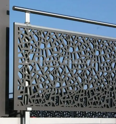 Rampe de pont en aluminium Reilbu plaque à motif en aluminium clôture de balcon