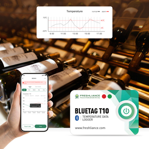 BlueTag T10 ble logger sem fio temperatura em tempo real <span class=keywords><strong>bluetooth</strong></span> temperatura <span class=keywords><strong>sensor</strong></span>
