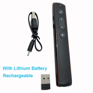 2.4G Wireless ricaricabile classe presentatore puntatore Laser Clicker con telecomando presentatore Laser penna presentatore Powerpoint - Product Image 4