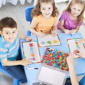 Từ Chữ Kit Bảng Chữ Cái Chữ Với Lớn Double-Side Bảng Nam Châm Và Học Tập Thẻ Cho Mầm Non Học Chính Tả - Product Image 6