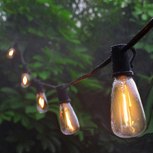 Christmas Decoration Lighting Waterproof Outdoor String <strong>Lights</strong> LED 48ft ST38 Remote Control Filament Bulbs Garden Lighting - Product Image 6