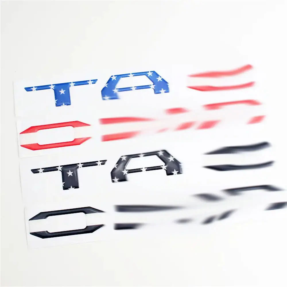Lettere del portellone dell'auto inserti per targhetta con nome adesivo con emblema personalizzato