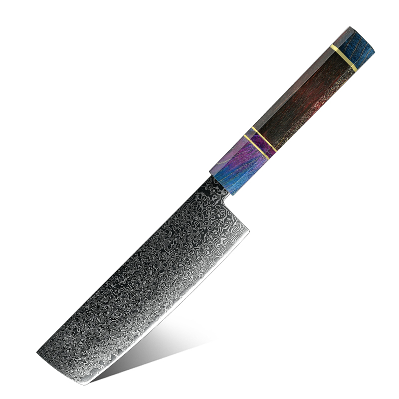 Wood 7''Nakiri Knife