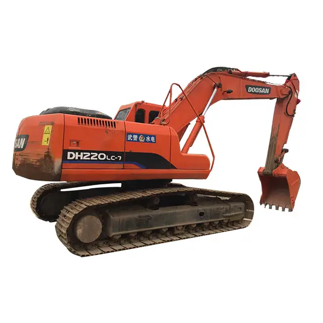 Buona qualità usato escavatore cingolato prezzo più economico scavatore macchina DH220 escavatore usato doosan escavatore in magazzino