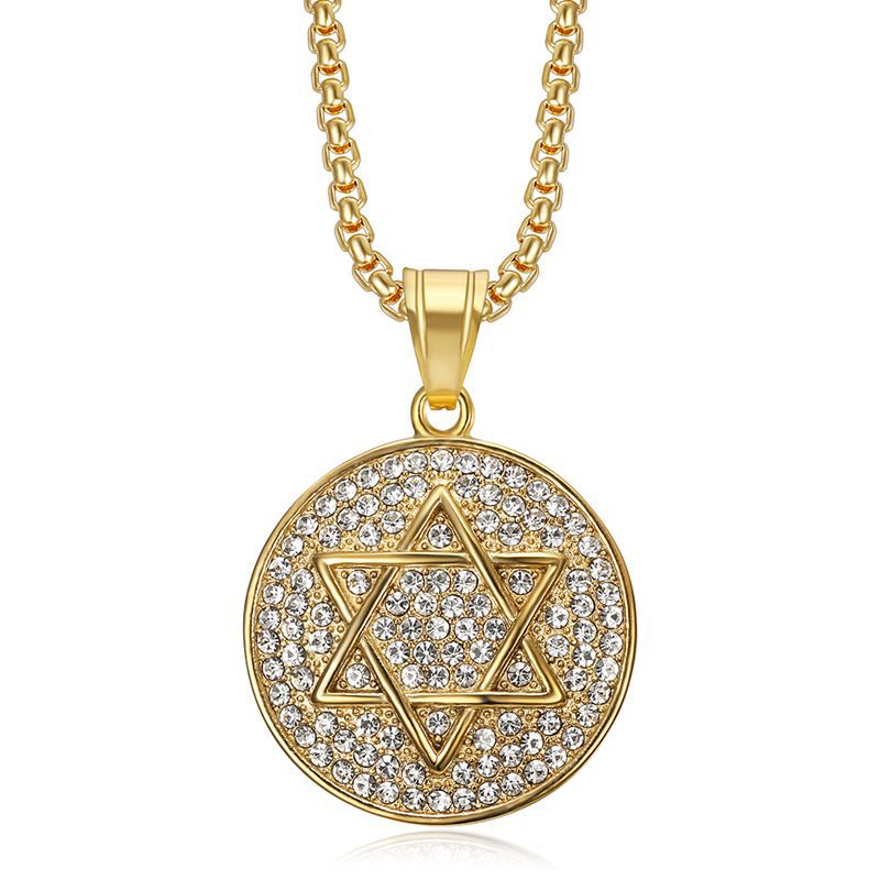 Gold single pendant