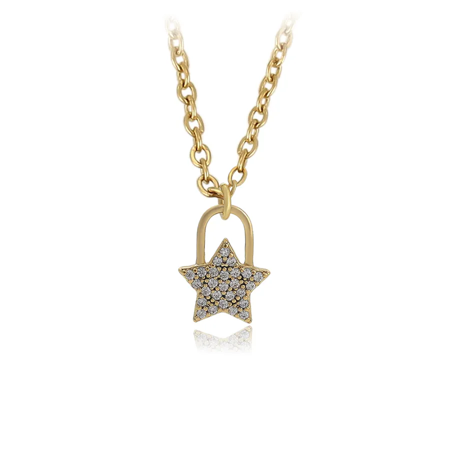 Xuping-Colgante de 14K con forma de estrella para mujer, joyería elegante y personalizada con perfume, regalo de la suerte