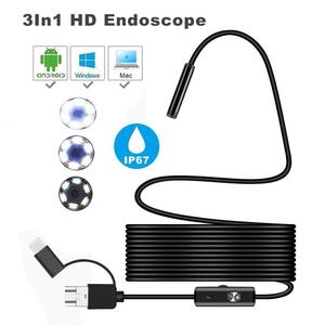 1440P HD Endoscope <strong>Camera</strong> 7.9mm 5m Portable Endoscope <strong>Camera</strong> for Mobile Devices with IOS+Type-<strong>c</strong> Adapter - Product Image 1