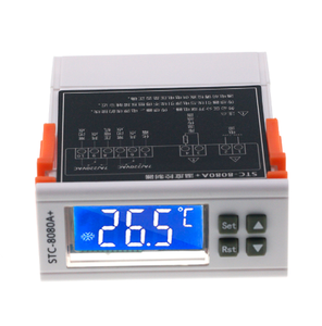 Controlador de temperatura del termostato del refrigerador de + 12V, temporizador de descongelación automático de refrigeración, sonda única inteligente - Product Image 1