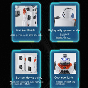 Robot de programación de inteligencia Artificial, Control remoto multifunción, juguete para caminar y disparar balas, juguete de Robot Musical - Product Image 3