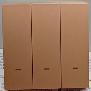 Lifelibero WiFi Zigbee переключатель света Tuya Smart Life приложение таймер домашней автоматизации матовый дизайн кнопочный настенный переключатель 3Gang N + L - Product Image 1