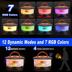 Multifunktion ale LED Camping Lichterkette Wiederauf ladbare wasserdichte Zelt leuchte für den Außenbereich - Product Image 6