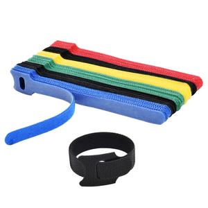 Velcroes elásticos de color personalizado, correa de autoagarre de mano flexible, correa de gancho y bucle, correa de amarre para cables, duradera y conveniente - Product Image 1