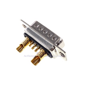 Conector D-Sub 30 AMP Actual 7 posición 5 + 2 Combo macho pines mecanizado 7W2 oro flash de montaje en Panel de alambre de soldadura - Product Image 3