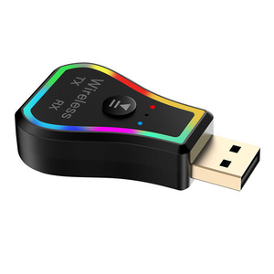 ตัวรับส่งสัญญาณเสียง5.0บลูทูธ USB 3 in 1อะแดปเตอร์เสียงไร้สาย HIFI M11ชุดอุปกรณ์ติดรถยนต์3.5มม. AUX ไฟแฟลช LED - Product Image 3