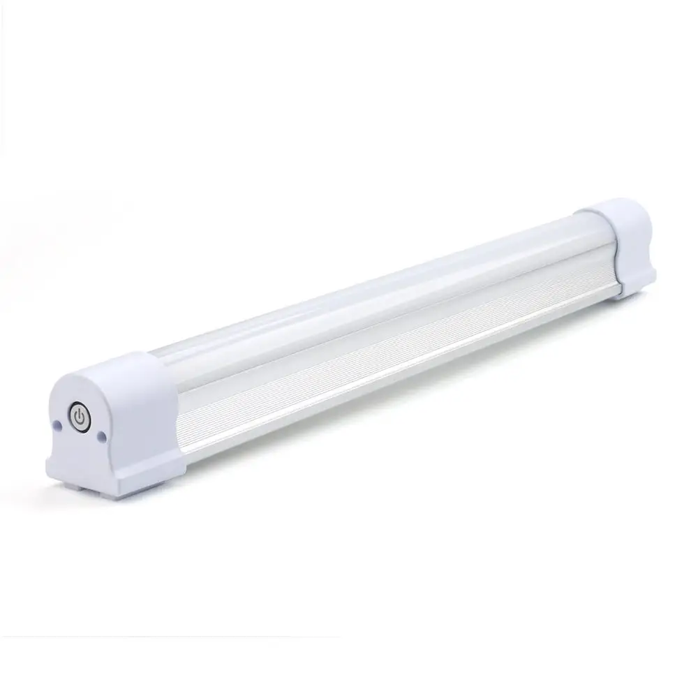 بالجملة الألومنيوم خزانة بلاستيك مصباح USB قابلة للشحن بطارية ليثيوم LED المغناطيسي المنزل الطوارئ ضوء