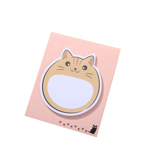 可爱猫系列定制形状尖利记事本模切便签纸 - Product Image 1