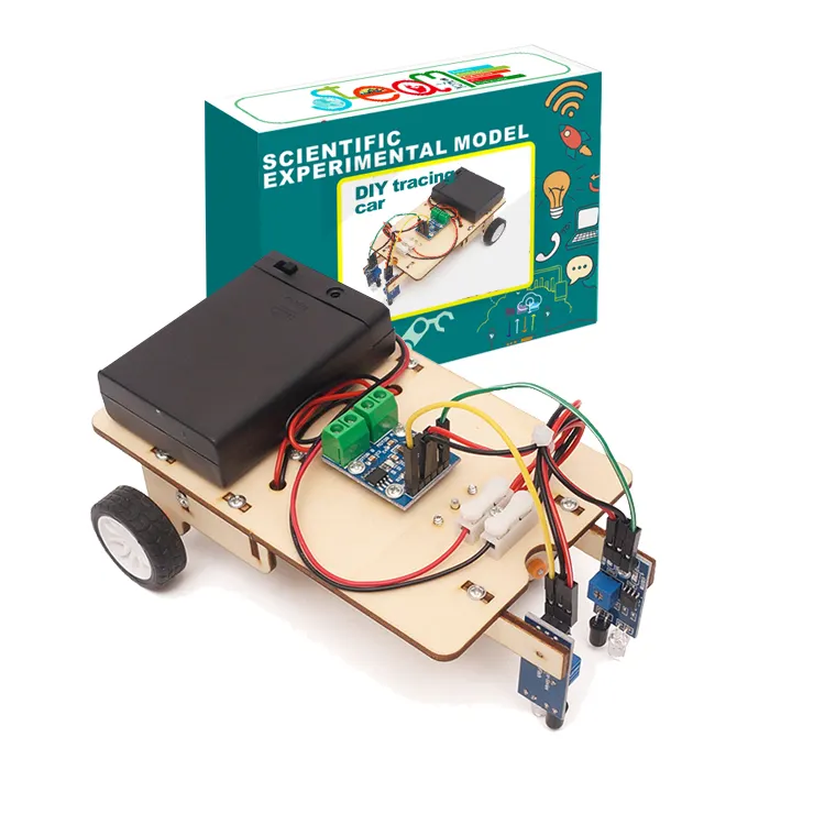 Esperimento scientifico del vapore ed educativo esplora trucco bambini auto di localizzazione intelligente elettrica bambini che imparano i giocattoli per i bambini