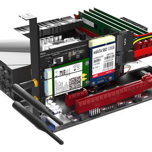 2 In1 Combo <strong>Mini</strong> <strong>PCI</strong>-E to <strong>PCI</strong>-E 1x and MSATA to SATA3 Adapter with SIM Card Slot for WiFi/ 3G/4G/LTE/ Msata SSD - Product Image 5
