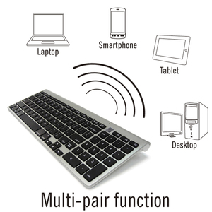 Popular teclado inalámbrico multidispositivo Mac diseño con teclado numérico de alta calidad para múltiples dispositivos - Product Image 4