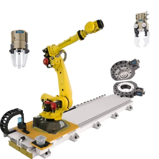 De Handling Robot R-2000iC/210l Fanuc Robot Kan Worden Gecombineerd Met Geleiderails En Schunk Armaturen