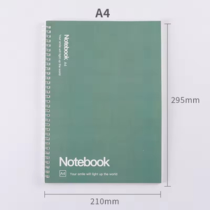 Biểu tượng tùy chỉnh undated rộng cai trị văn phòng giấy xoắn ốc bằng văn bản thành phần Lưu ý cuốn sách cho sinh viên máy tính xách tay - Product Image 5