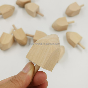 Dreidel Gỗ Thủ Công Theo Yêu Cầu Cổ Điển Hanukah Bán Tại Nhà Máy - Product Image 2