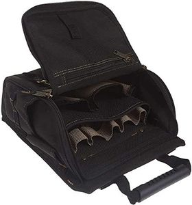 CLC tùy chỉnh leathercraft 1509 Đen zippered thợ điện chuyên nghiệp công cụ Pouch 21 Pocket với chất liệu Polyester bền - Product Image 3