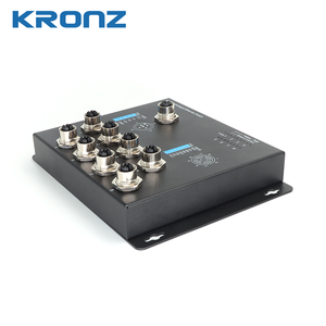 KRONZ M12 Series 8-Port Gigabit Unmanaged <strong>Switch</strong> Wide Voltage 12V-57V Metal Shell X-code M12 Industrial Ethernet <strong>Switches</strong> New - Product Image 4