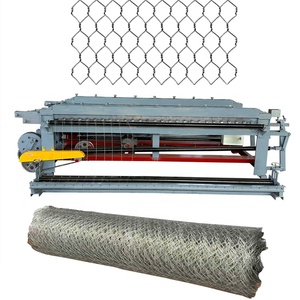 <strong>Automatic</strong> Horizontal <strong>Hexagonal</strong> Wire Mesh Weaving <strong>Machine</strong> for low carbon, galvanized, PVC coated steel. - Product Image 1