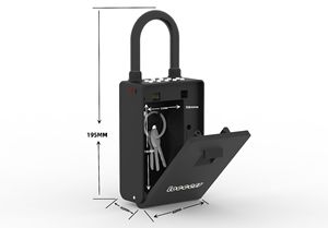 TUYA Bluetooth kilit kutusu güvenli anahtarlı kasa, ev ofis için akıllı anahtar kutu anahtar güvenli, anti-hırsızlık güvenli şifre kilidini - Product Image 3