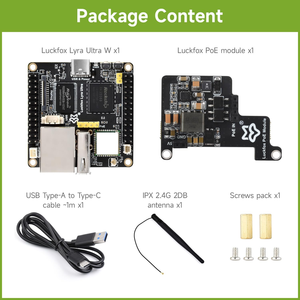 AIsmartlink 8GB EMMC Luckfox Lyra Ultra RK3506B Linux Micro Dev BoardトリプルコアARM Cortex-A7 & ARM Cortex-M0プロセッサ - Product Image 2