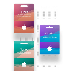 本格的なItunesゴールド/A P P L Eアプリカードペーパー10- 100 usd -100 usdゲーム用パーソナライズされたロゴOEM ODMサポート - Product Image 1