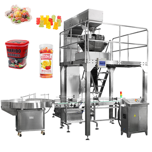 全自动糖果包装在罐子软糖灌装和装瓶封盖机中 - Product Image 6