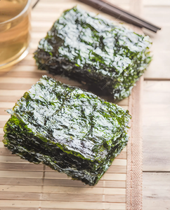 Vegan lựa chọn <span class=keywords><strong>Wasabi</strong></span> & hương vị ban đầu dày dạn rong biển rang đồ ăn nhẹ thông thường 50 tờ * 40 túi mỗi thùng carton OEM hỗ trợ - Product Image 3