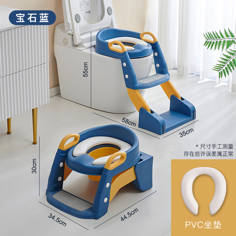 Six adjustable hard pads, blue