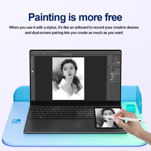 CRELANDER 15,6 "IPS 7" Pantalla táctil Notebook Intel N100 DDR4 16GB RGB Teclado Computadoras Laptop con computadora de dos pantallas - Product Image 6