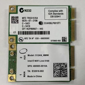 Ban đầu cho Intel wifi liên kết 5100 512an _ mmw Card không dây mini PCIe Dual Band <span class=keywords><strong>Network</strong></span> Adapter 802.11a/g/n - Product Image 6