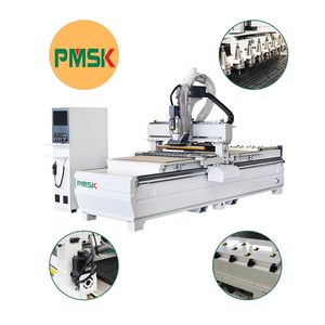 Enrutador CNC de anidación 1325 automático para carpintería con función de etiquetado y sistema de descarga de carga para muebles de Panel de gabinetes - Product Image 2