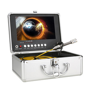 9 Inch IPS Sewer Pipe Inspection Camera 720P Screen 145 Degrees Lens Angle 512HZ Transmitter Meter Counter <strong>Testing</strong> 1 Year - Product Image 4