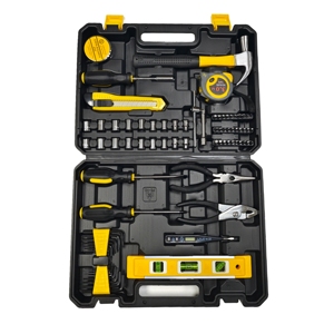 78Piece <strong>Tool</strong> Set General Household Hand <strong>Tool</strong> <strong>Kit</strong> with Plastic Toolbox Storage Case-001 - Product Image 1