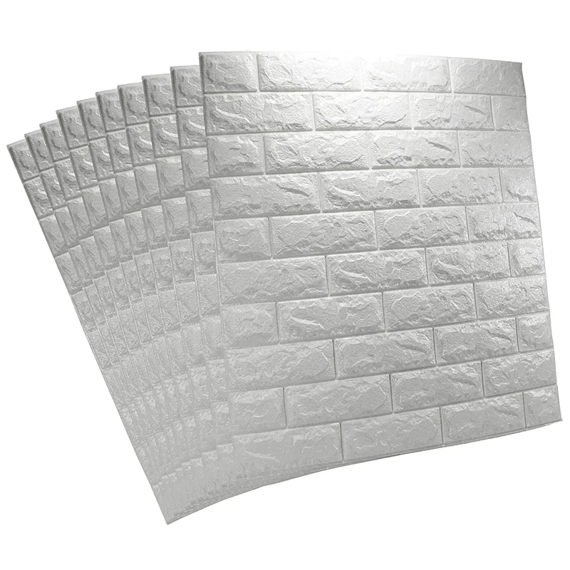 Gmart OemและOdmมิติเสถียรภาพผนังกระดาษม้วน3D,ที่มีคุณภาพดีทนความร้อนผนังกระดาษสติกเกอร์/