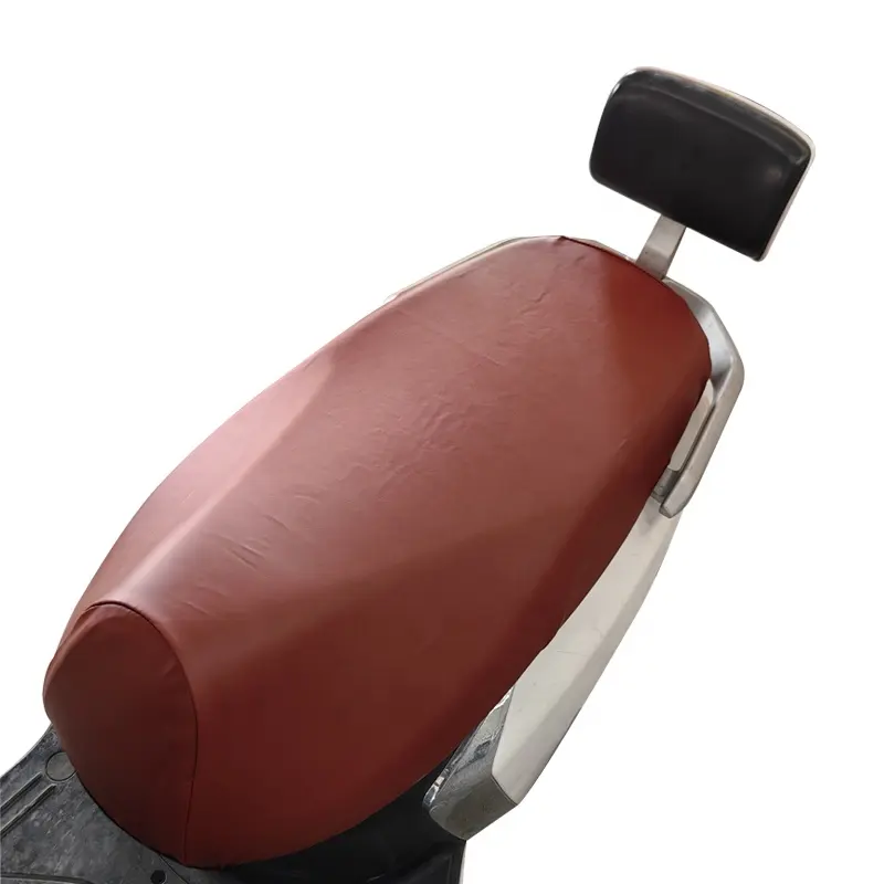 Универсальная Подушка на сиденье мотоцикла коричневая эластичная водонепроницаемая кожаная Пылезащитная и водонепроницаемая накладка на сиденье мотоцикла