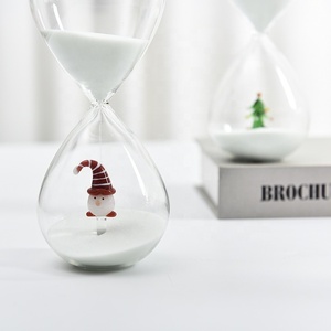 ใส Borosilicate ปรับแต่งช่วงเวลาเดสก์ท็อปตกแต่งนาฬิกาทราย15นาที/30นาที/1ชั่วโมง - Product Image 4