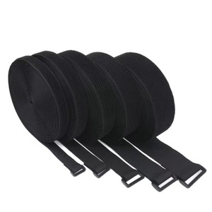Gancho y lazo de alta calidad de 20MM, hebilla de plástico de nailon, gancho y lazo, lazo de cable ajustable, Velcroes, gancho y correa de lazo - Product Image 3