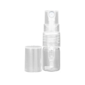 Botol plastik kosong portabel bening 1ml dengan leher sekrup dan nosel plastik hitam dapat diisi ulang botol sampel parfum <span class=keywords><strong>Mini</strong></span> - Product Image 5